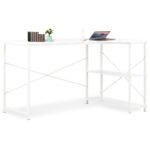 Bureau d'ordinateur Blanc 120x72x70 cm