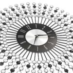 Horloge murale Métal 43 cm Noir – Image 2