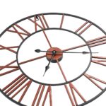 Horloge murale Métal 58 cm Rouge – Image 3