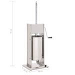 Poussoir à saucisse manuel Argenté 15 L Acier inoxydable – Image 7