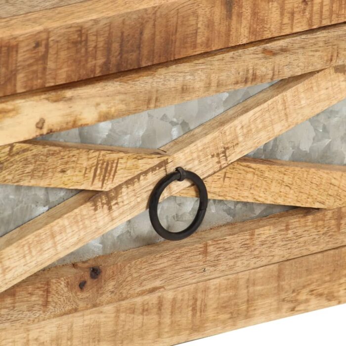 Table basse 110x50x38 cm bois de manguier massif – Image 2