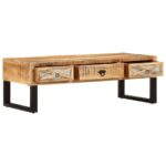 Table basse 110x50x38 cm bois de manguier massif – Image 5