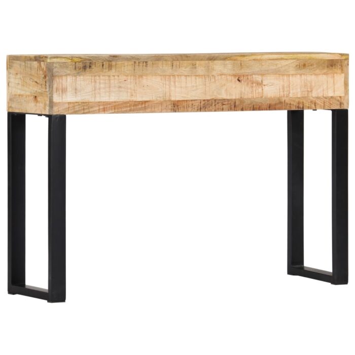 Table console 110 x 30 x 76 cm Bois de manguier massif – Image 4