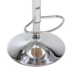 Tabourets de bar lot de 2 noir bois courbé et similicuir – Image 5