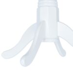 Ensemble de salle à manger 5 pcs Bois d'hévéa Blanc – Image 10