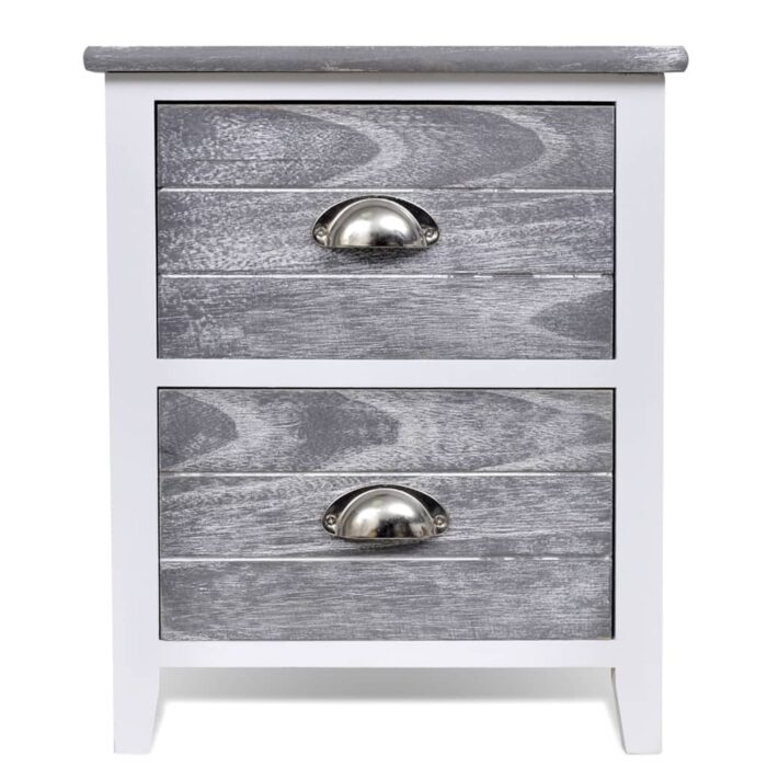VXL8719883668154_g_en_hd_2.jpg Table de chevet Gris et blanc 38x28x45 cm Bois de Paulownia – Image 2