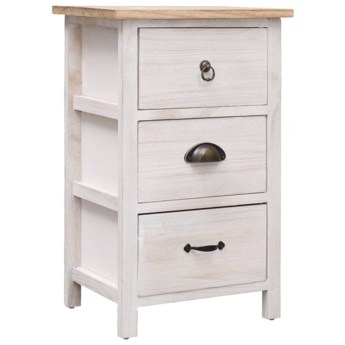 Armoire latérale 35x25x57 cm Bois de Paulownia – Image 1
