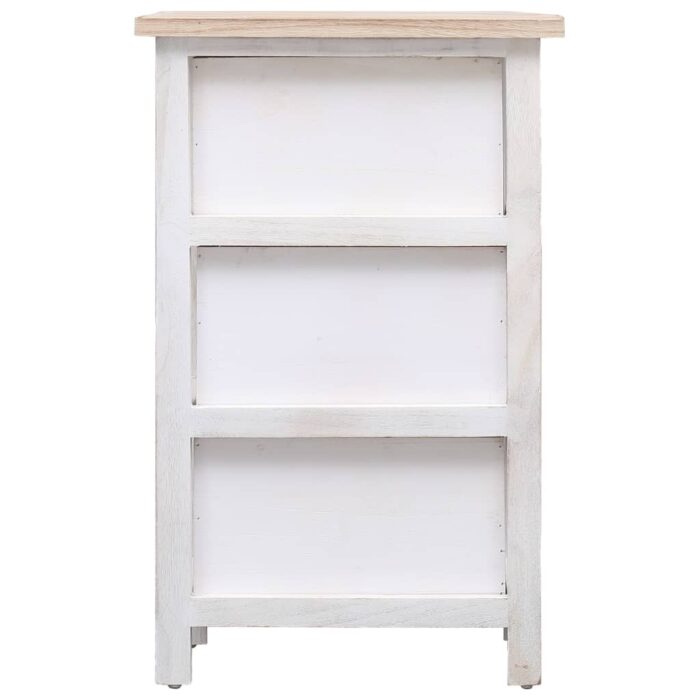 Armoire latérale 35x25x57 cm Bois de Paulownia – Image 2