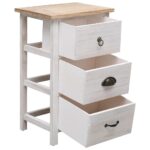 Armoire latérale 35x25x57 cm Bois de Paulownia – Image 3