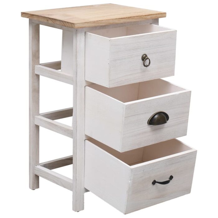 Armoire latérale 35x25x57 cm Bois de Paulownia – Image 3