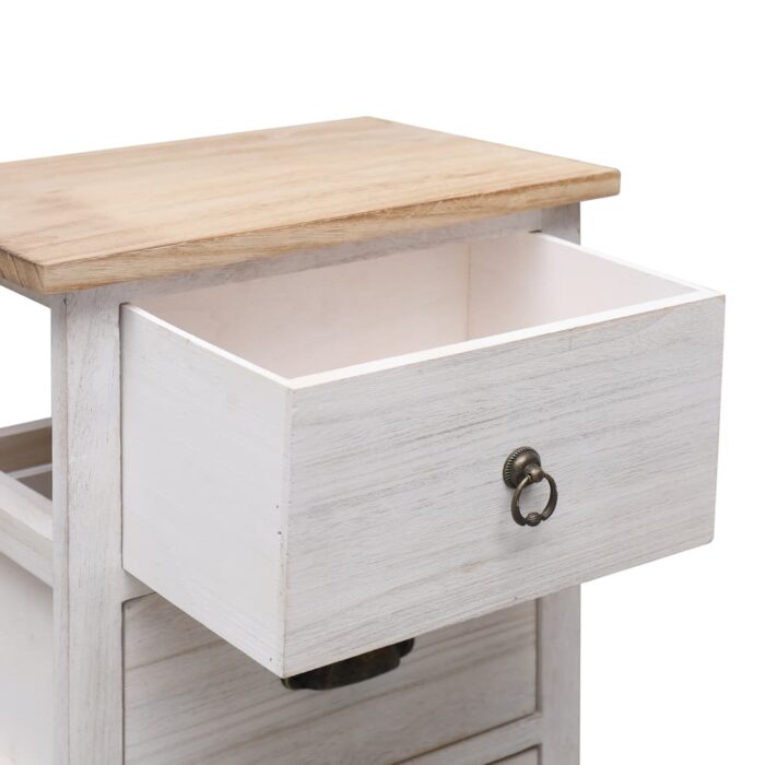 Armoire latérale 35x25x57 cm Bois de Paulownia – Image 4
