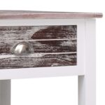 Table basse Marron 100x50x45 cm Bois – Image 6