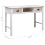 Table console 110x45x76 cm bois – Image 7