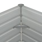 Jardinière surélevée Anthracite 160x80x77 cm Acier galvanisé – Image 5
