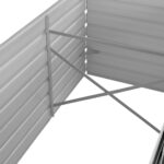 Lit surélevé de jardin Anthracite 240x80x77 cm Acier galvanisé – Image 5