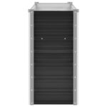 Lit surélevé de jardin Anthracite 160x40x77 cm Acier galvanisé – Image 4