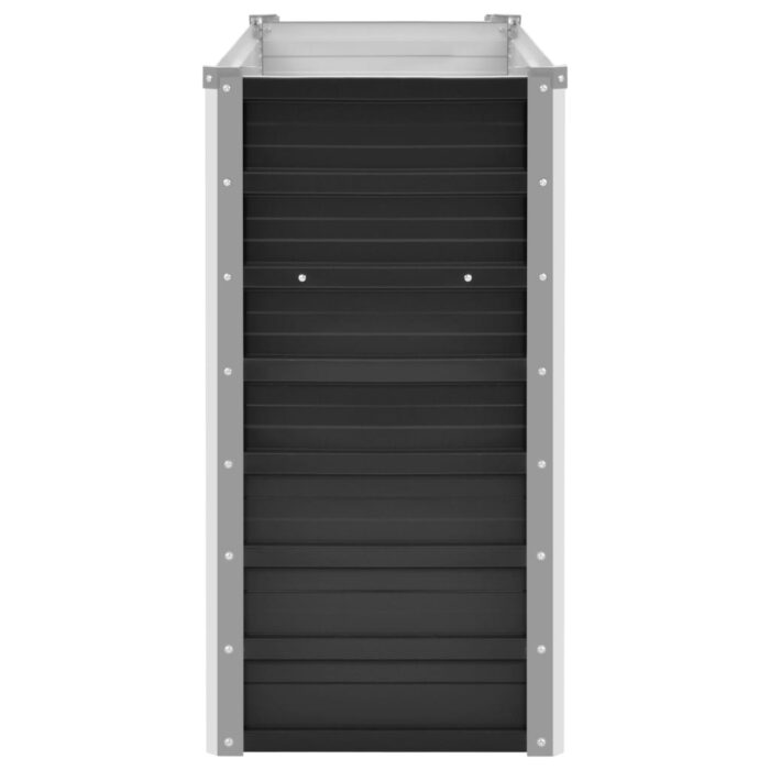 Lit surélevé de jardin Anthracite 160x40x77 cm Acier galvanisé – Image 4