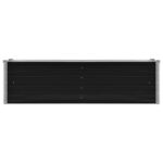 Lit surélevé de jardin Anthracite 160x40x45 cm Acier galvanisé – Image 3