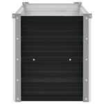 Lit surélevé de jardin Anthracite 160x40x45 cm Acier galvanisé – Image 4