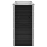 Lit surélevé de jardin Anthracite 100x40x77 cm Acier galvanisé – Image 4