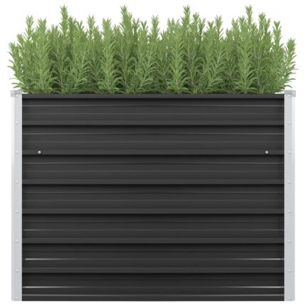 Lit surélevé de jardin Anthracite 100x40x77 cm Acier galvanisé