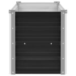 Lit surélevé de jardin Anthracite 100x40x45 cm Acier galvanisé – Image 4