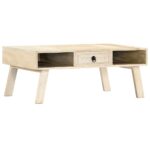 Table basse 100x60x40 cm Bois de manguier massif – Image 10