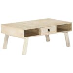 Table basse 100x60x40 cm Bois de manguier massif – Image 8