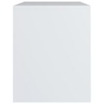 Tables de chevet 2 pcs Blanc 40x30x40 cm Bois d'ingénierie – Image 5