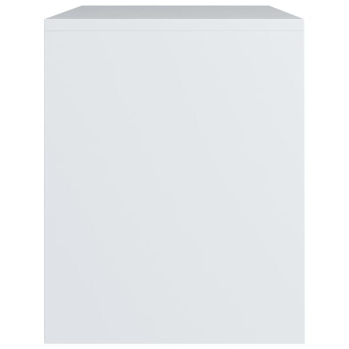 Tables de chevet 2 pcs Blanc 40x30x40 cm Bois d'ingénierie – Image 5