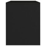 Table de chevet Noir 40x30x40 cm Bois d'ingénierie – Image 3