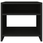 Tables de chevet 2 pcs Noir 40x30x40 cm Bois d'ingénierie – Image 4