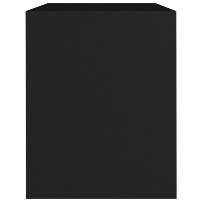 Tables de chevet 2 pcs Noir 40x30x40 cm Bois d'ingénierie – Image 5