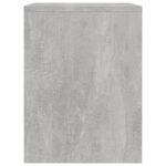Table de chevet Gris béton 40x30x40 cm Bois d'ingénierie – Image 3