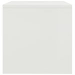 Tables de chevet 2 pcs Blanc 40x30x30 cm Bois d'ingénierie – Image 5