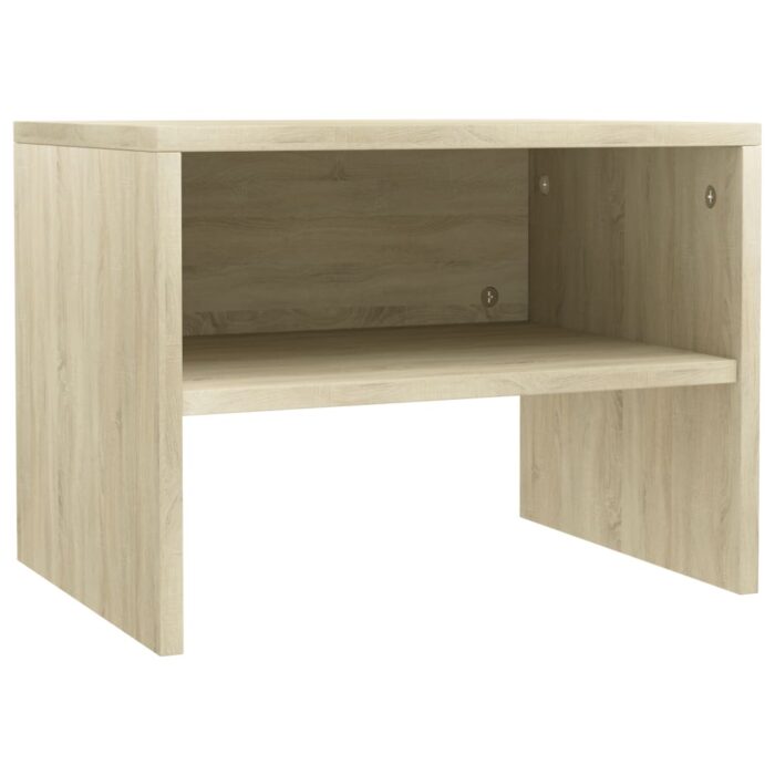 Tables de chevet 2 pcs Chêne sonoma 40x30x30 cm Bois ingénierie – Image 3