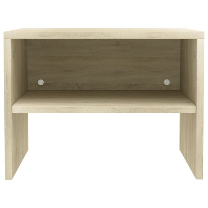 Tables de chevet 2 pcs Chêne sonoma 40x30x30 cm Bois ingénierie – Image 4