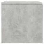 Tables de chevet 2 pcs Gris béton 40x30x30 cm Bois ingénierie – Image 5