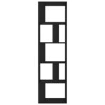 Bibliothèque/Séparateur de pièce Noir Bois d’ingénierie – Image 3