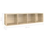 Bibliothèque/Meuble TV Chêne sonoma 36x30x143cm Bois ingénierie – Image 10