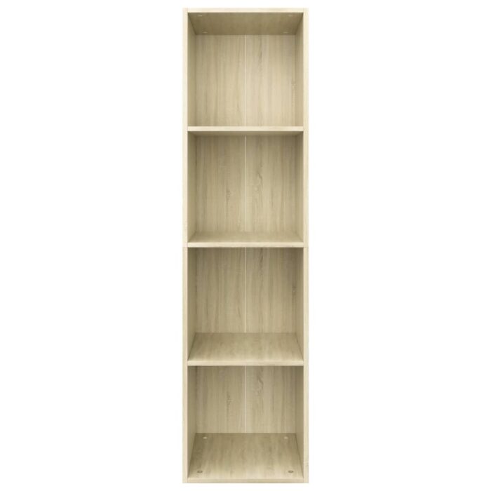 Bibliothèque/Meuble TV Chêne sonoma 36x30x143cm Bois ingénierie – Image 4