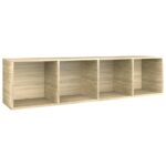 Bibliothèque/Meuble TV Chêne sonoma 36x30x143cm Bois ingénierie – Image 6