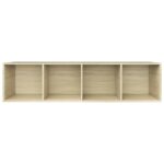 Bibliothèque/Meuble TV Chêne sonoma 36x30x143cm Bois ingénierie – Image 7