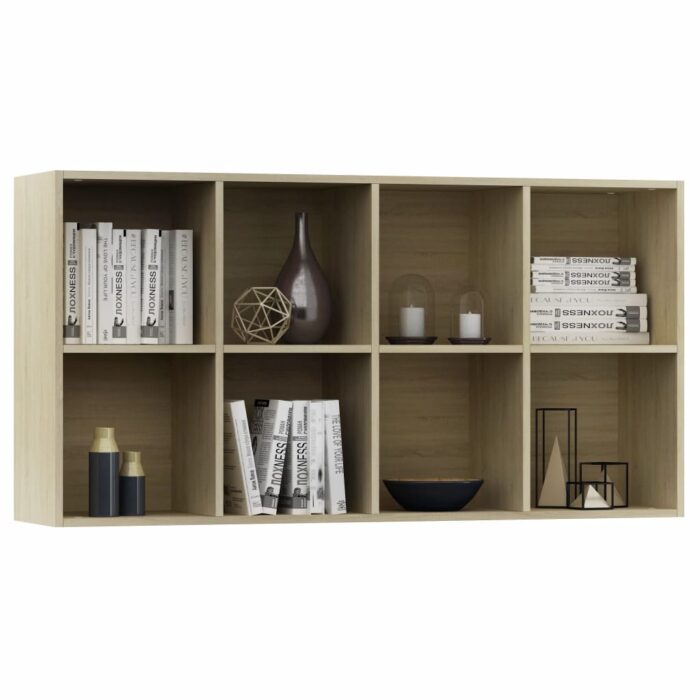 VXL8719883673172_g_en_hd_3.jpg Bibliothèque/Buffet Chêne sonoma 66x30x130 cm Bois d’ingénierie – Image 3
