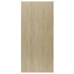 Bibliothèque/Buffet Chêne sonoma 66x30x130 cm Bois d’ingénierie – Image 8