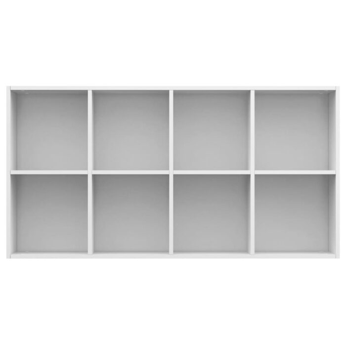 VXL8719883673202_g_en_hd_7.jpg Bibliothèque/Buffet Blanc brillant 66x30x130 cm Bois ingénierie – Image 7