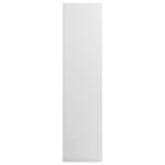 Garde-robe Blanc brillant 100x50x200 cm Bois d'ingénierie – Image 4