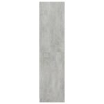 Garde-robe Gris béton 50x50x200 cm Bois d'ingénierie – Image 4