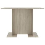 Table de salle à manger Chêne sonoma 110 x 60 x 75 cm Aggloméré – Image 2