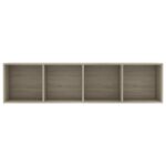 Bibliothèque/Meuble TV Chêne sonoma 143x30x36 cm – Image 4